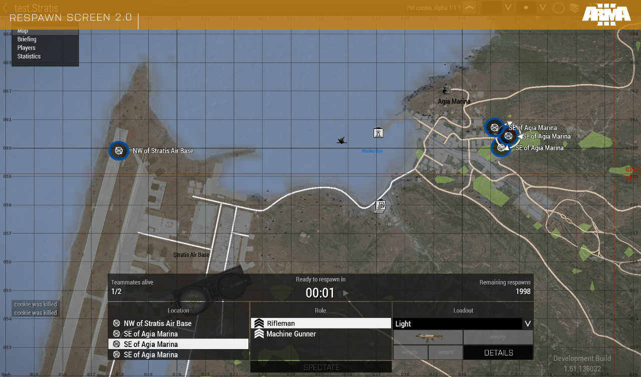 arma 3 respawn with loadout